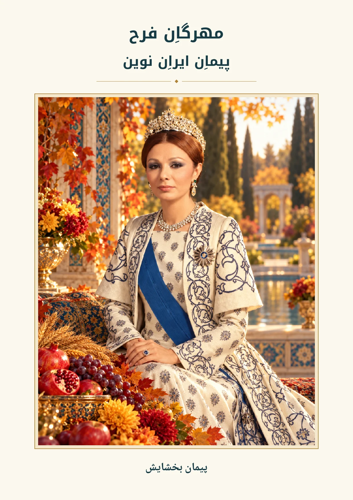 مهرگانِ فرح؛ پیمانِ ایرانِ نوین — صفحهٔ ۱ از ۵